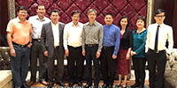 Gu Pu the vice president of Bauing Group and his fellows visited America to explore market expansion in America